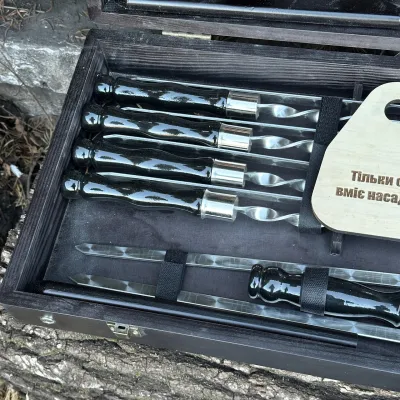 Подарунковий набір Mzavod Отаман кейс-столик чорний - 5 Подарунковий набір Mzavod Отаман кейс-столик чорний - 5 - Robinzon.ua