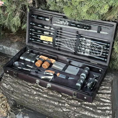 Подарунковий набір Mzavod Майстер Гриль кейс-столик чорний - 1 Подарунковий набір Mzavod Майстер Гриль кейс-столик чорний - 1 - Robinzon.ua