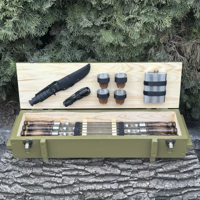 Подарунковий набір Mzavod Мілітарі оливковий - 2 - Robinzon.ua