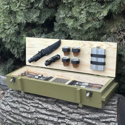 Подарунковий набір Mzavod Мілітарі оливковий - 3 - Robinzon.ua