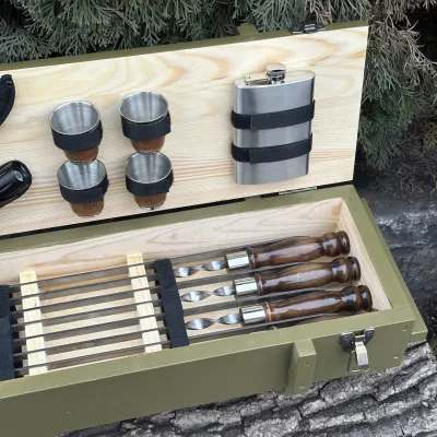 Подарунковий набір Mzavod Мілітарі оливковий - 5 - Robinzon.ua