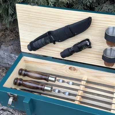 Подарунковий набір Mzavod Мілітарі бірюзовий - 4 Подарунковий набір Mzavod Мілітарі бірюзовий - 4 - Robinzon.ua