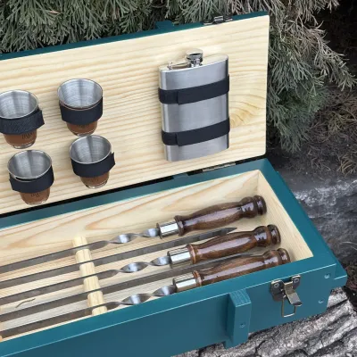 Подарунковий набір Mzavod Мілітарі бірюзовий - 5 Подарунковий набір Mzavod Мілітарі бірюзовий - 5 - Robinzon.ua