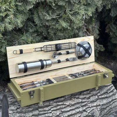 Подарунковий набір Mzavod Комбат оливковий - 1 Подарунковий набір Mzavod Комбат оливковий - 1 - Robinzon.ua