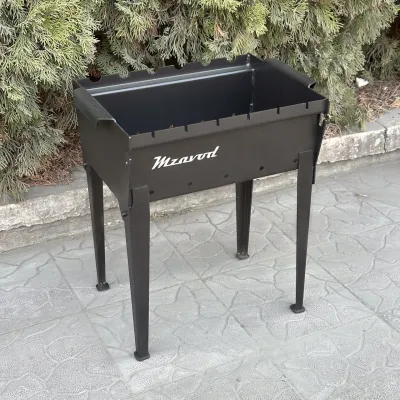 Мангал Mzavod Тесей на 6 шампурів 3мм на ніжках - 2 Мангал Mzavod Тесей на 6 шампурів 3мм на ніжках - 2 - Robinzon.ua