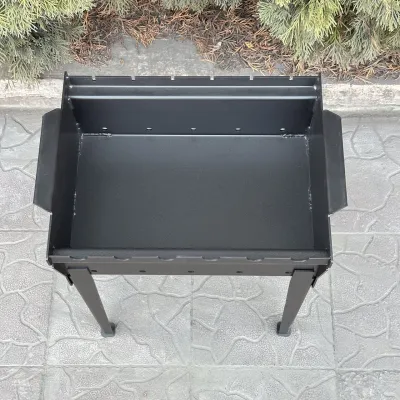 Мангал Mzavod Тесей на 6 шампурів 3мм на ніжках - 4 Мангал Mzavod Тесей на 6 шампурів 3мм на ніжках - 4 - Robinzon.ua