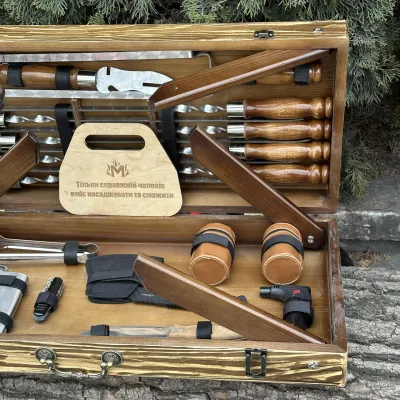 Подарунковий набір Mzavod Отаман кейс-столик світла текстура - 5 Подарунковий набір Mzavod Отаман кейс-столик світла текстура - 5 - Robinzon.ua