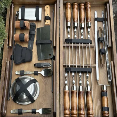 Подарунковий набір Mzavod Пікнік кейс-столик світла текстура - 3 - Robinzon.ua