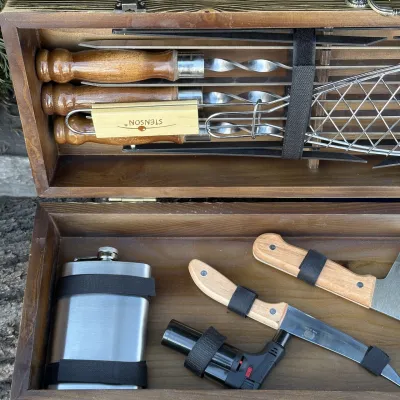 Подарунковий набір Mzavod Майстер BBQ світла текстура - 4 - Robinzon.ua