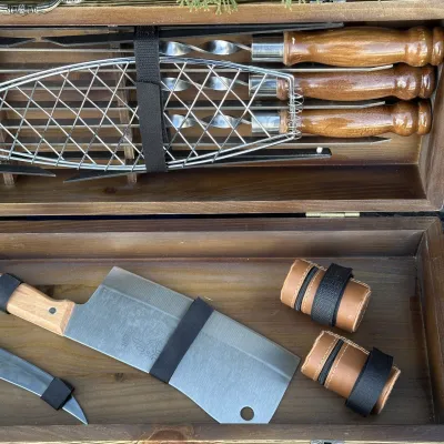 Подарунковий набір Mzavod Майстер BBQ світла текстура - 5 - Robinzon.ua