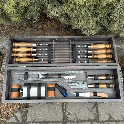 Подарунковий набір Mzavod Мисливець темна текстура - 3 Подарунковий набір Mzavod Мисливець темна текстура - 3 - Robinzon.ua