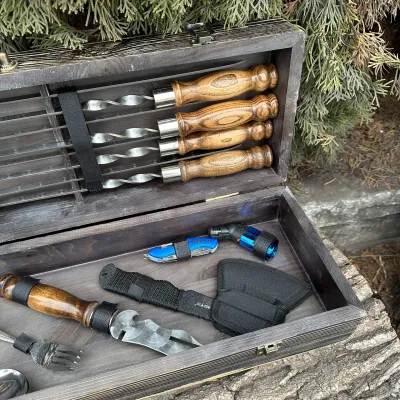 Подарунковий набір Mzavod Гетьман темна текстура - 4 Подарунковий набір Mzavod Гетьман темна текстура - 4 - Robinzon.ua