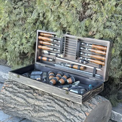 Подарунковий набір Mzavod Магнат темна текстура - 2 Подарунковий набір Mzavod Магнат темна текстура - 2 - Robinzon.ua