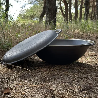 Казан азиатский КА-12КС чугунный с крышкой-сковородой 12л - 3 Казан азиатский КА-12КС чугунный с крышкой-сковородой 12л - 3 - Robinzon.ua