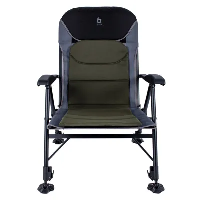 Крісло розкладне Bo-Camp Pike Black/Grey/Green (1204110) - 1 - Robinzon.ua