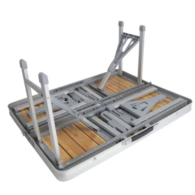 Стіл Bo-Camp Bamboo Brown/Silver (1404800) - 2 Стіл Bo-Camp Bamboo Brown/Silver (1404800) - 2 - Robinzon.ua