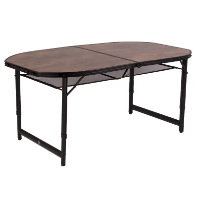 Стіл Bo-Camp Woodbine Oval 150x80 cm Black/Wood look (1404230) - 2 - Robinzon.ua