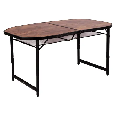 Стіл Bo-Camp Woodbine Oval 150x80 cm Black/Wood look (1404230) - 6 - Robinzon.ua
