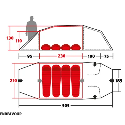 Намет Wechsel Endeavour UL Green (231084) - 2 Намет Wechsel Endeavour UL Green (231084) - 2 - Robinzon.ua