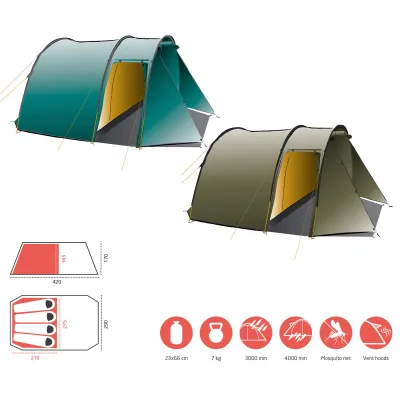 Намет Grand Canyon Robson 4 Capulet Olive (330012) - 1 - Robinzon.ua