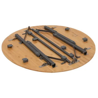 Стіл Bo-Camp Poundbury Round 90x90 cm Brown (1404656) - 2 Стіл Bo-Camp Poundbury Round 90x90 cm Brown (1404656) - 2 - Robinzon.ua