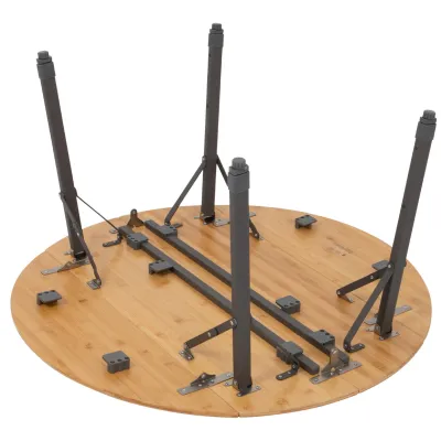 Стіл Bo-Camp Poundbury Round 90x90 cm Brown (1404656) - 4 Стіл Bo-Camp Poundbury Round 90x90 cm Brown (1404656) - 4 - Robinzon.ua