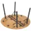 Стіл Bo-Camp Poundbury Round 90x90 cm Brown (1404656) - 4 - Robinzon.ua