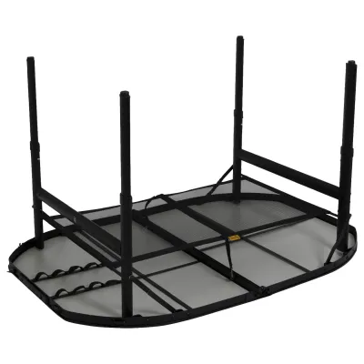 Стіл Bo-Camp Northgate Oval 120x80 cm Black/Grey (1404187) - 1 - Robinzon.ua