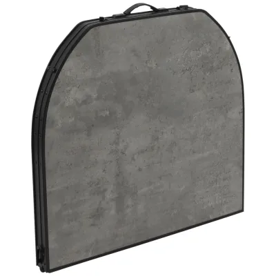 Стіл Bo-Camp Northgate Oval 150x80 cm Black/Grey (1404188) - 5 - Robinzon.ua