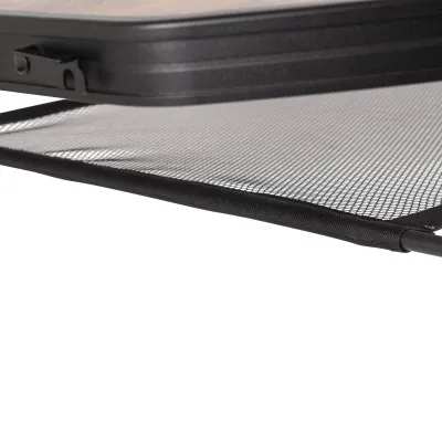 Стіл Bo-Camp Melrose Oval 120x80 cm Black/Wood look (1404220) - 4 - Robinzon.ua