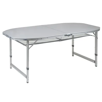 Стіл Bo-Camp Premium Oval 150x80 cm Grey (1404405) - 5 - Robinzon.ua