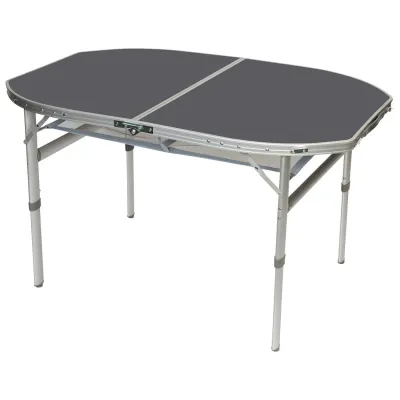 Стіл Bo-Camp Case Model Oval 120x80 cm Grey (1404415) - 1 - Robinzon.ua
