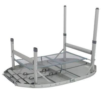 Стол Bo-Camp Premium Oval 100x70 cm Grey (1404424) - 3 - Robinzon.ua