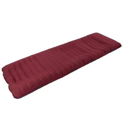 Килимок надувний Bo-Camp Laticuda Ergonomic Gold 191x60x14 cm Grey/Red (3107105) - 3 - Robinzon.ua