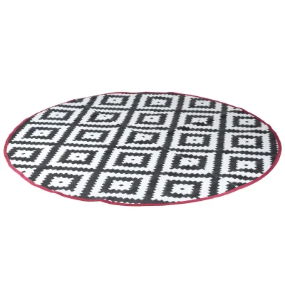 Килимок для пікніка Bo-Camp Falconwood Round Black/White (4271100) - 1 - Robinzon.ua