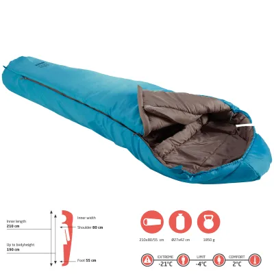 Спальный мешок Grand Canyon Fairbanks 190 -4°C Caneel Bay Left (340006) - 6 - Robinzon.ua