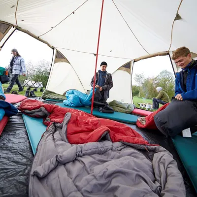 Спальний мішок Grand Canyon Fairbanks 205 -4°C Red Dahlia Left (340009) - 4 - Robinzon.ua