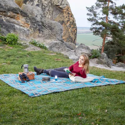 Коврик для пикника Uquip Scotty L Petrol/Grey (243102) - 4 - Robinzon.ua