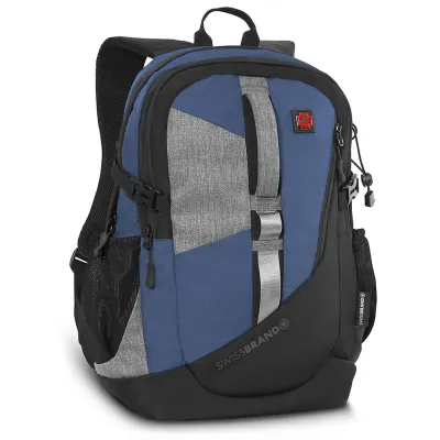 Рюкзак міський Swissbrand Oregon 26 Blue (SWB_BLORE601U) - 6 - Robinzon.ua