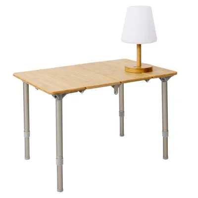 Фонарь кемпинговый Bo-Camp Cambridge Rechargeable 200 Lumen Bamboo/White (5818792) - 1 - Robinzon.ua