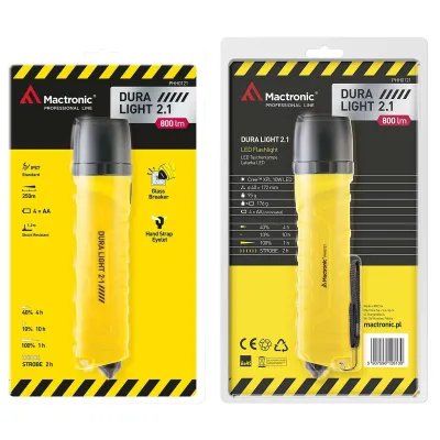 Фонарь профессиональный Mactronic Dura Light 2.1 (800 Lm) Glass Breaker (PHH0121) - 4 - Robinzon.ua