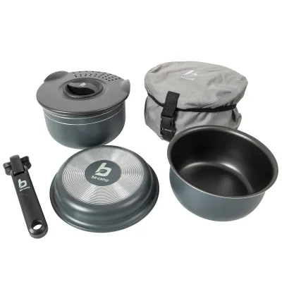 Набір посуду Bo-Camp Trekking 5 Pieces Anthracite (2300351) - 6 Набір посуду Bo-Camp Trekking 5 Pieces Anthracite (2300351) - 6 - Robinzon.ua