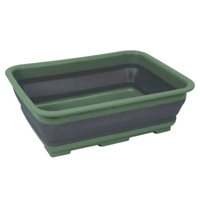 Таз складний Bo-Camp Washing Bowl Collapsible 7L Grey/Green (6303690) - 1 - Robinzon.ua