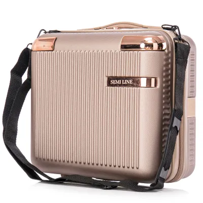 Бьюти-кейс Semi Line 16L Champagne (T5666-2) - 3 Бьюти-кейс Semi Line 16L Champagne (T5666-2) - 3 - Robinzon.ua