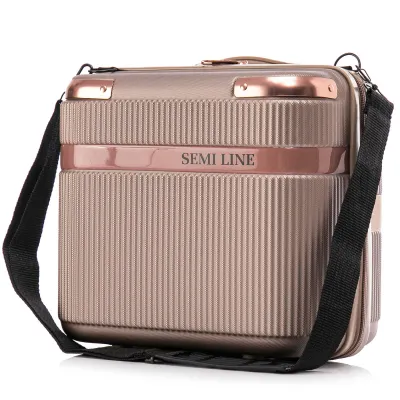 Бьюти-кейс Semi Line 16L Champagne (T5668-1) - 2 Бьюти-кейс Semi Line 16L Champagne (T5668-1) - 2 - Robinzon.ua
