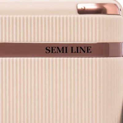 Бьюті-кейс Semi Line 16L Ecru (T5669-1) - 4 Бьюті-кейс Semi Line 16L Ecru (T5669-1) - 4 - Robinzon.ua