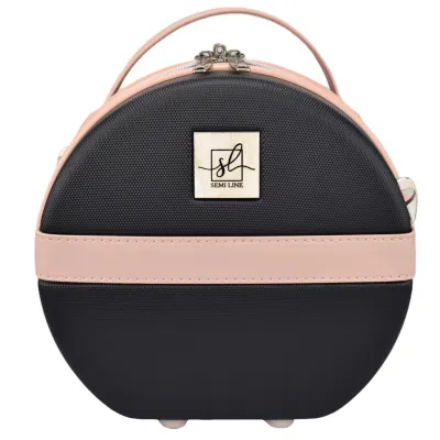 Бьюті-кейс Semi Line 5L Black/Pink Cream (T5671-1) - 1 - Robinzon.ua