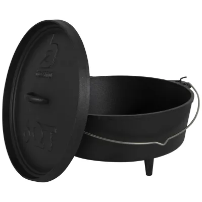 Казан з кришкою Bo-Camp Dutch Oven Cast Iron 31 cm / 5 L Black (2122410) - 3 - Robinzon.ua