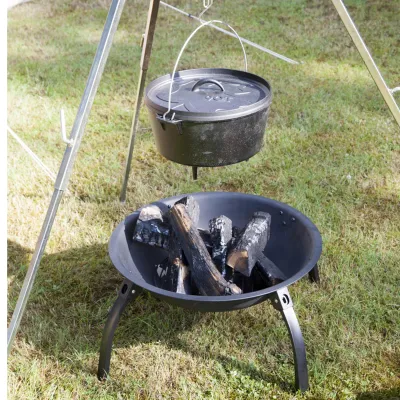 Казан з кришкою Bo-Camp Dutch Oven Cast Iron 31 cm / 7.1 L Black (2122415) - 4 - Robinzon.ua