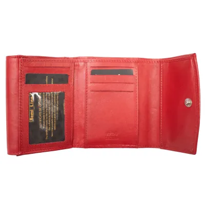 Гаманець жіночий шкіряний Semi Line RFID Red (P8274-2) - 2 Гаманець жіночий шкіряний Semi Line RFID Red (P8274-2) - 2 - Robinzon.ua